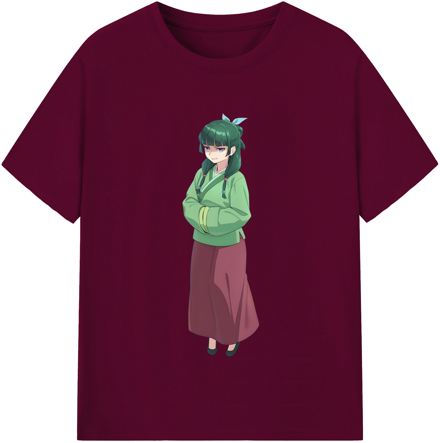 （画像用） 薬屋のひとりごと The Apothecary Diaries レディースカジュアルプリントTシャツ（綿100％）